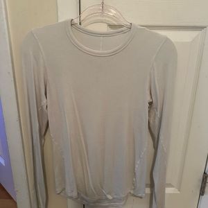 Lululemon Hold Tight long sleeve shirt in bone